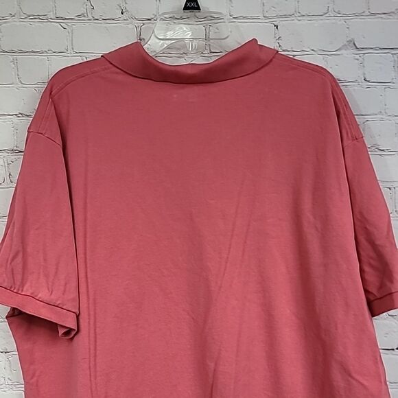 POLO Ralph Lauren 2XB Dusty Rose Pique Polo Men's Big & Tall Shirt Short Sleeves - Picture 3 of 7